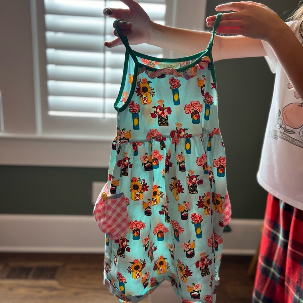 Matilda Jane Pocket Full Of Flowers Dress Girls Size 8